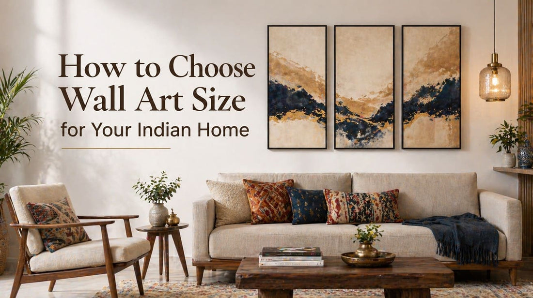 How to Choose Wall Art Size for Your Indian Home