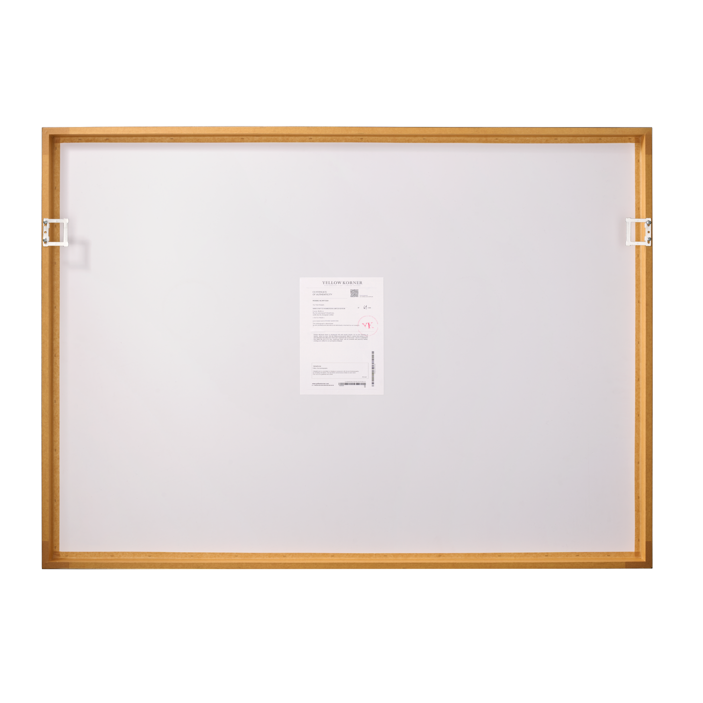 White notice board with a wooden frame on a white background